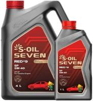 Моторное масло S-OIL SEVEN RED #9 SP 5W-40 4литра + 1литр