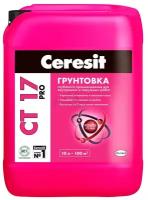 Грунт глубокого проникновения Ceresit CT17 Pro морозостойкий 10л 2636647