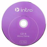 Оптический диск CD-R Intro 700Mb, 52x, бумажный конверт, 1шт. (Б0016199)