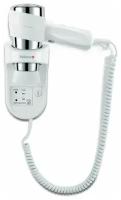 Настенный фен с держателем и розеткой для электробритвы Valera Action 1600 Shaver White 542.06/032.05