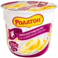 Роллтон Пюре картофельное со сливочным вкусом, 40 г