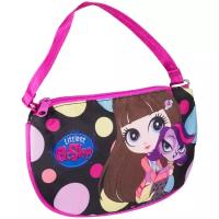 Сумочка детская Littlest Pet Shop LPCB-UT3-4017. Одно отделение на молнии, для девочек,21,5 х 22 х 7,5 см