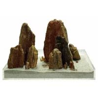 UDeco Sto ood L - Натуральный камень Красное окаменелое дерево дакв и терр (2 шт)