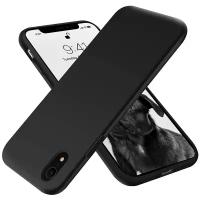 Ультратонкий матовый чехол для смартфона Apple iPhone XR (10 R) / Защитный силиконовый чехол для Эпл Айфон Икс Эр (10 Эр) Rosin (Черный)