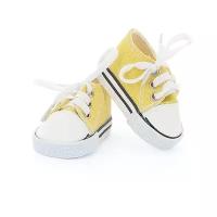 Petitcollin Yellow canvas shoes (Желтые текстильные кеды для кукол 39 см, 40 см, 44 см, 48 см)