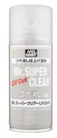 Лак-спрей Mr. Hobby Super Clear UV Cut Flat матовый 523 (клир)