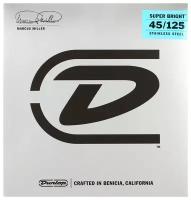 DBMMS45125 Marcus Miller Super Bright Комплект струн для 5-стр бас-гитары, нерж. сталь, 45-125, Dunlop