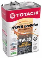 Масло моторное Totachi hyper ecodrive fully synthetic sp/gf-6a 5w-30 4л Totachi E0304