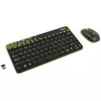 Комплект беспроводной (клавиатура + мышь) Logitech 920-008213 MK240 Nano Combo черный