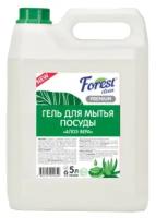 Forest Clean Гель для мытья посуды Алоэ Вера Premium, 5 л, 5.28 кг