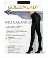 Колготки Golden Lady Micro Glam, 100 den, размер 5XL/5/3/4/2, черный