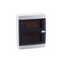Распределительный шкаф OptiBox P, 18 мод., IP41, навесной, пластик, прозрачная черная дверь | код. 145777 | КЭАЗ
