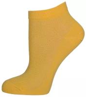 Летние женские носки LorenzLine Д8 в сетку, Желтый, 23 (размер обуви 36-37)