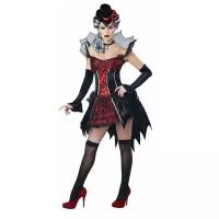 Костюм Соблазнительная вампирша взрослый California Costumes M (44-46) (платье, шляпа, перчатки)