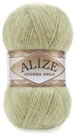 Пряжа Alize Angora Gold (Ангора Голд) - 5 мотков Цвет: 267 пастельно-зеленый 20% шерсть, 80% акрил 100г 550м