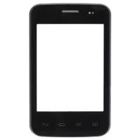 Тачскрин (сенсор) для LG E435 Optimus L3 ll Dual с рамкой (черный)