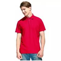 Рубашка-Поло (тк.Трикотаж,205), красный (размер M (44-46); )