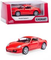 Машина Porsche Cayman S красная металл инерция Kinsmart КТ5307W-1