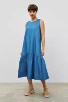 Платье BAON женское, модель: B4523049, цвет: BLUE DENIM, размер: L