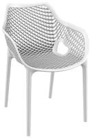 Кресло садовое пластиковое Air XL, Siesta Contract, белое