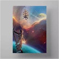 Постер Планета сокровищ, Treasure Planet 30x40 см, плакат интерьерный с мультфильмом