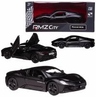 Машина металлическая RMZ City 1:32 Maserati MC 2020, инерционный механизм, двери открываются, черный матовый цвет