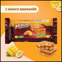 Венские вафли Акульчев с манго-маракуйя, 100 грамм