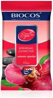 BioCos Влажные салфетки SPA Aroma Нежная орхидея