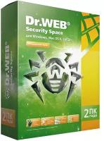 Антивирус DrWeb Security Space 2ПК 2Года, BOX