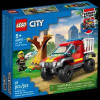 LEGO City Конструктор 4x4 Fire Truck Rescue, 60393