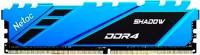 Модуль памяти Netac Shadow DDR4 DIMM 3200Mhz PC25600 CL16 - 8Gb Blue NTSDD4P32SP-08B