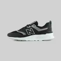 Кроссовки New Balance 997, демисезон/лето, натуральная кожа, размер 41.5 EU, черный