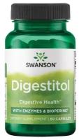 Swanson Digestitol with Enzymes & Bioperine (Запатентованная ферментная смесь и биоперин) 60 капсул