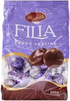 Конфеты шоколадные с какао пралине MELBON Filia Cocoa Praline десерт к чаю, 250 г