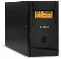 ИБП ExeGate SpecialPro Smart LLB-600. LCD. AVR.2SH. RJ. USB <600VA/360W, LCD, AVR, 2*Schuko, RJ45/11, USB, Black> EP285580RUS