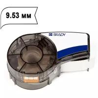 Лента Brady M21-375-595-WT (M21-375-580-WT) (9.53 мм, черный на белом) {brd142800}