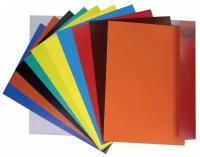Картон цветной А4 2-цветный мелованный EXTRA 10 листов, 20 цветов,200х290 мм
