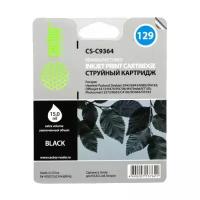 Картридж струйный CACTUS CS-C9364HE №129 черный для HP PS 8053/8753/5943/2573/DJ 5900series (18мл)