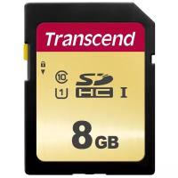 Transcend Карта памяти Transcend 500S SDHC 8Gb UHS-I Cl10, TS8GSDC500S