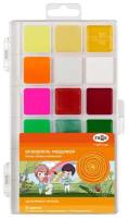 Краски акварельные для школы детские 18 цветов / Акварель медовая для рисования детям, набор красок Гамма 