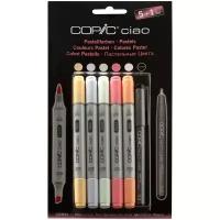 COPIC набор маркеров Ciao Pastels (H22075555), + мультилайнер