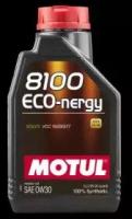 Масло моторное 0w30 motul 1л синтетика 8100 eco-nergy c2, motul, 102793