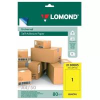 Lomond A4 2130005 80 г/м², 50 л, Желтый