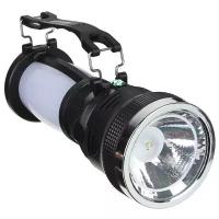 Ермак Фонарь прожектор 2-в-1 аккумуляторный 24 SMD + 1 Вт LED, шнур 220В, пластик, 17,5x7,5 см