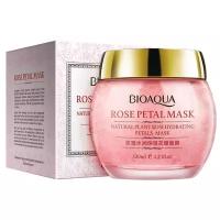 BioAqua Ночная смягчающая маска с лепестками роз Rose Petal