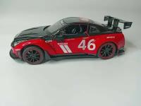 Коллекционная машинка игрушка металлическая Nissan GTR для мальчиков масштабная модель 1:24 красная