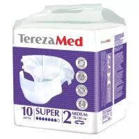 Подгузники для взрослых TerezaMed впитывающие на липучках Super 90171 Medium (№2), M 70-130 см (10 шт.)