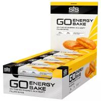 Углеводный энергетический батончик с начинкой SiS GO Energy BAKE, упаковка 12шт по 50г (Банан)