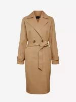 Vero Moda, пальто женское, Цвет: светло-коричневый, размер: XS