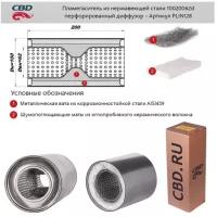 Пламегаситель 10020062d перфорированный диффузор Cbd PLIN128